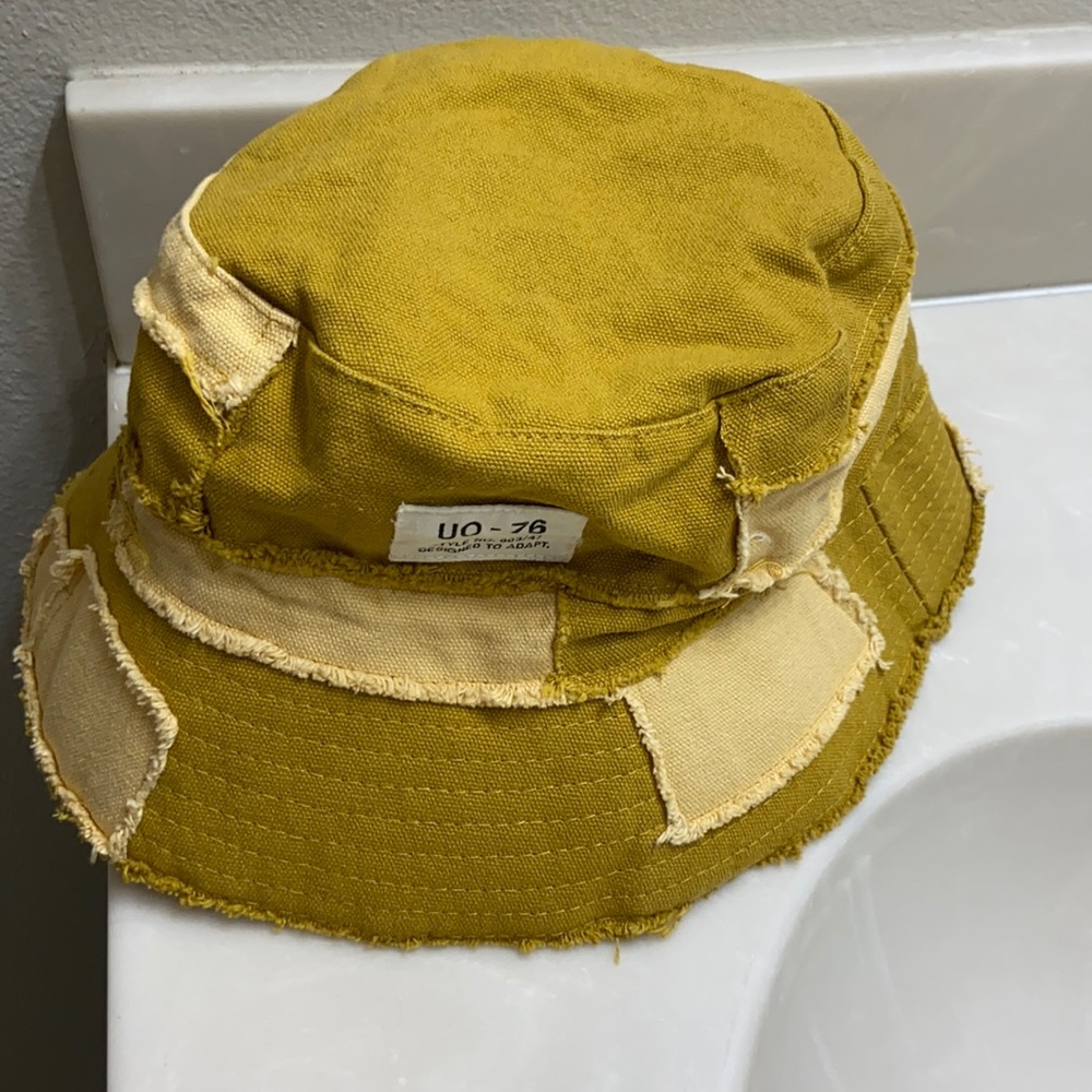 Brand new yellow bucket hat from urban outfitters